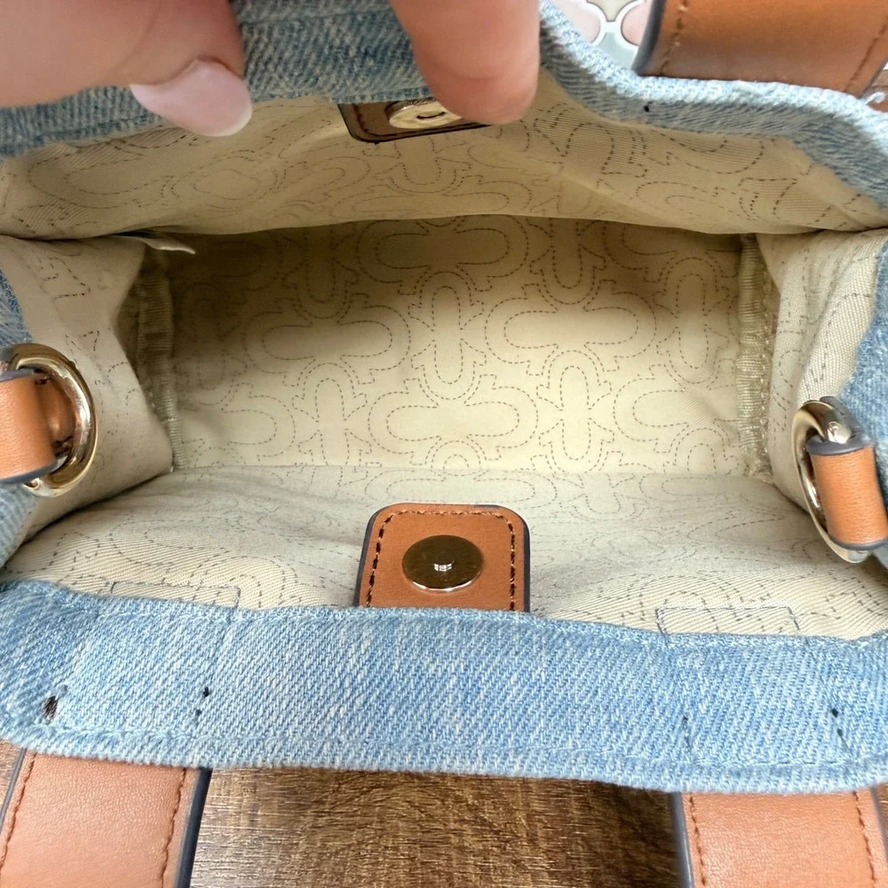 True Religion‎ Denim Mini Tote Bag